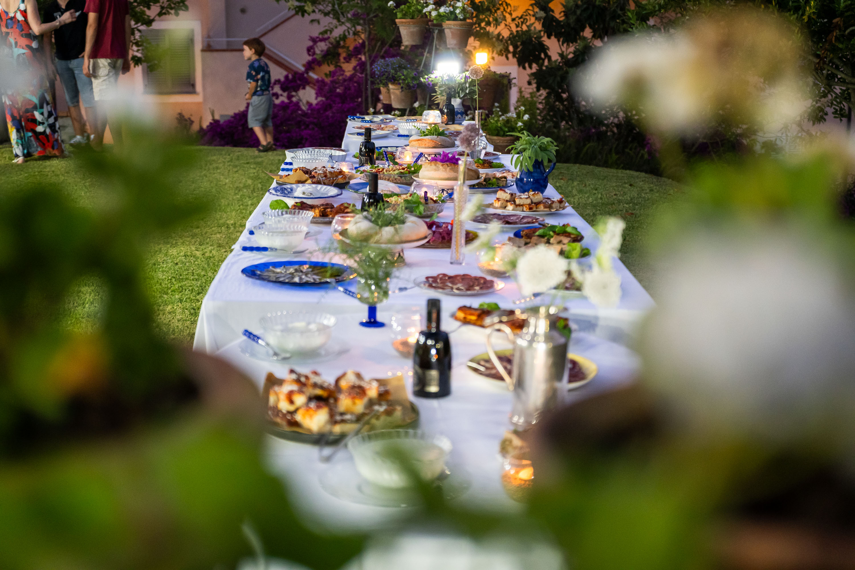 Evento nel giardino di Giacaranda